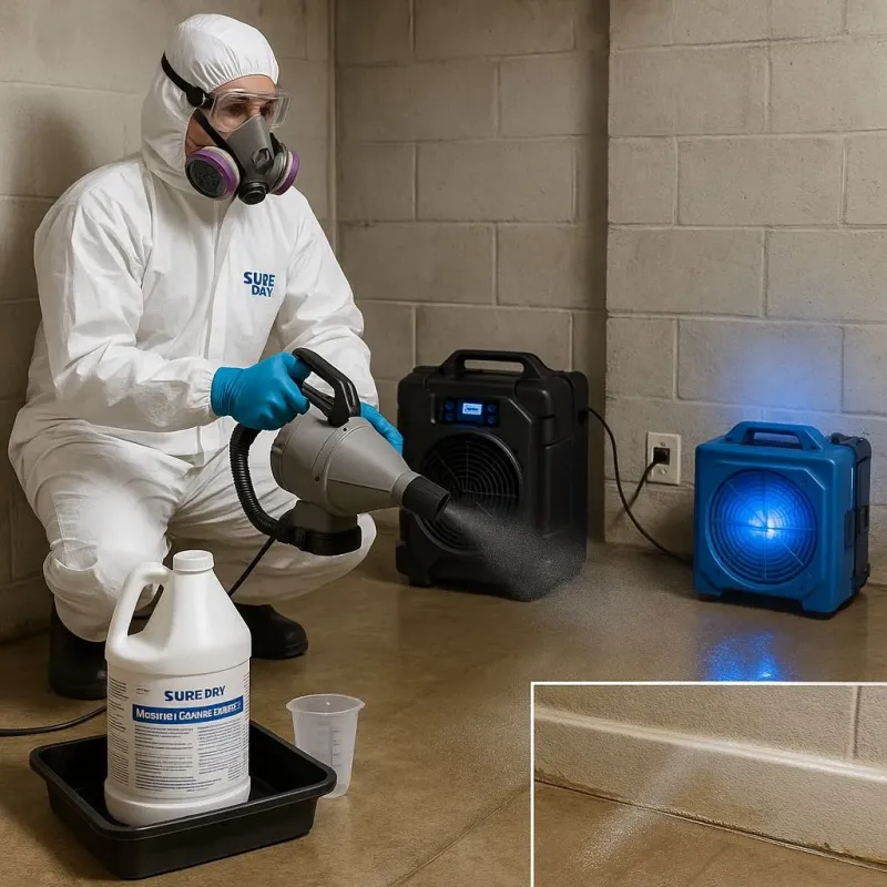 Sanitization and Odor Removal process in Spiro, OK